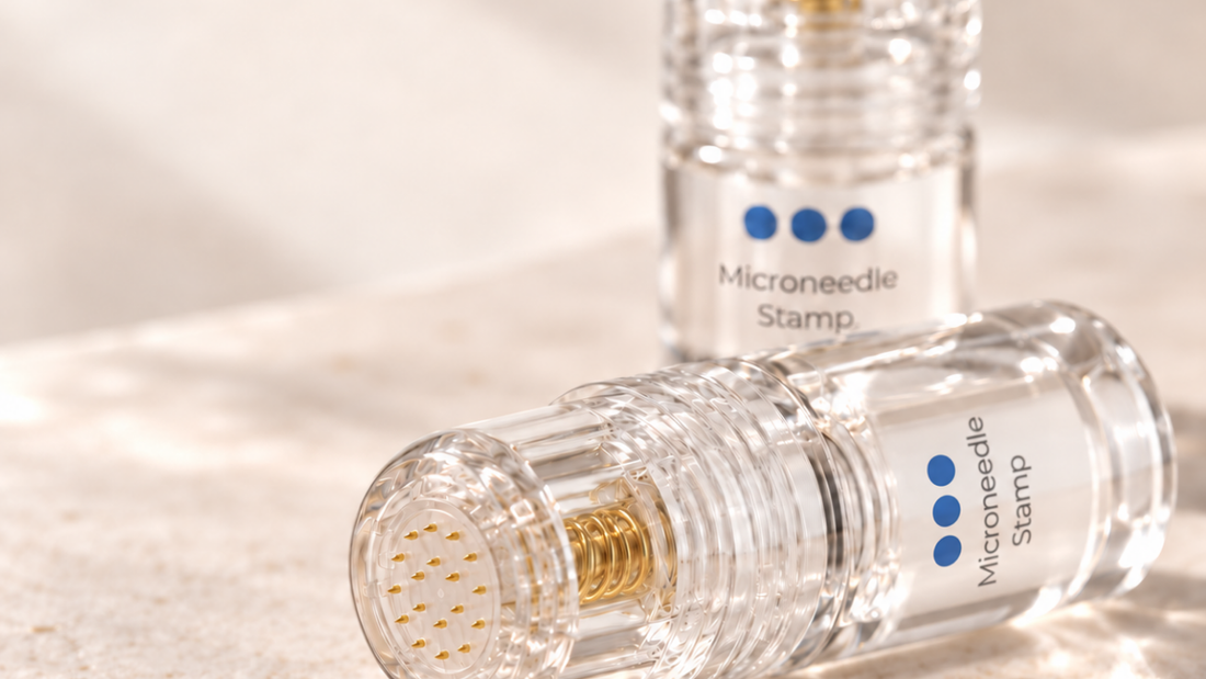 Microneedling stamps