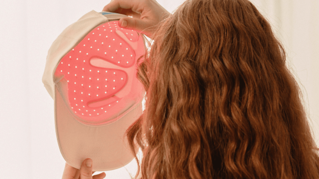Red light hair growth cap