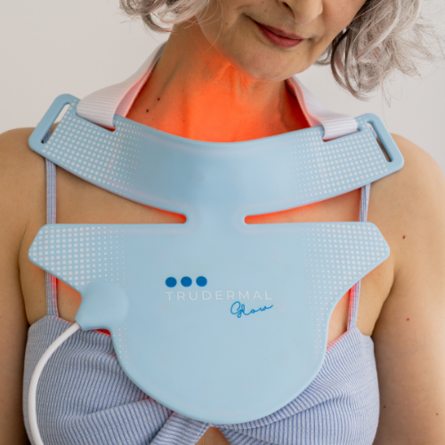 Trudermal Glow LED Light Therapy Neck & Décolletage Mask
