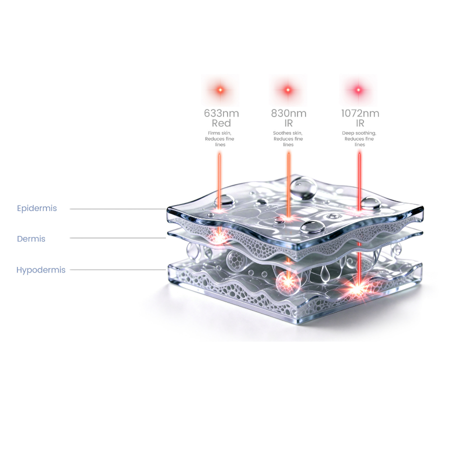 Trudermal Glow LED Neck, Décolletage & Hands Mask